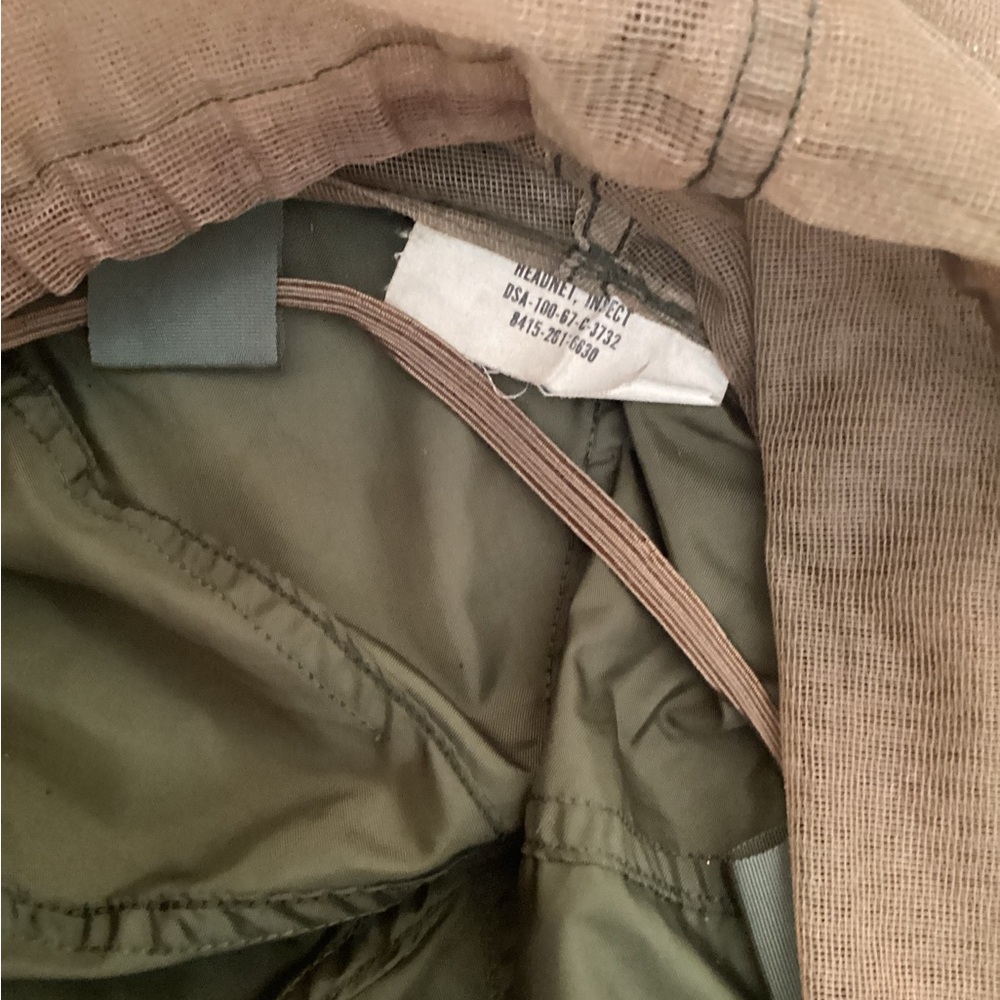 G.I. Military bug net hat insect protection - Picture 3 of 6